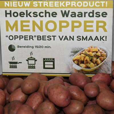 Biologische menopper aardappelen