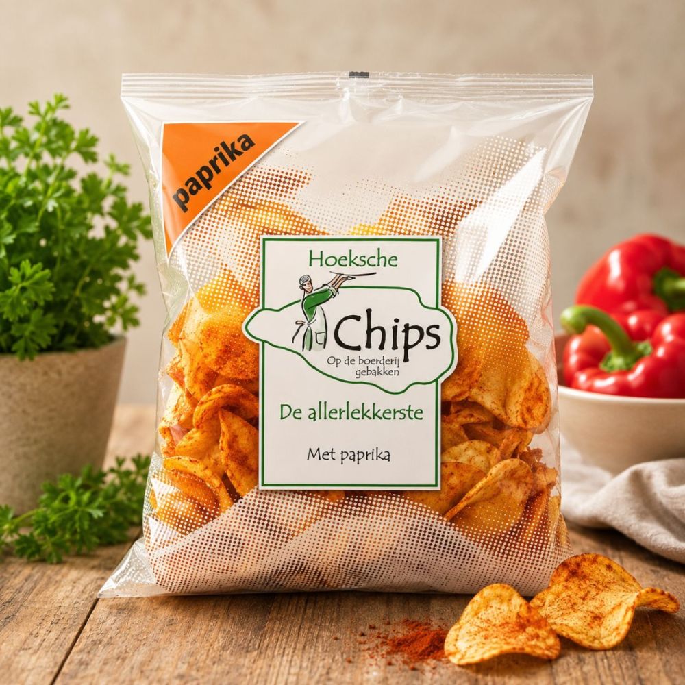 Hoeksche chips paprika