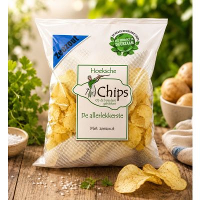 Hoeksche chips zeezout